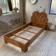 Bed 1 place "palm" wicker and rattan Vivai Del Sud