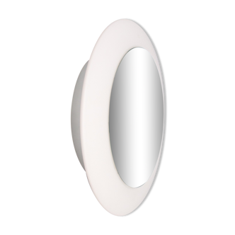 Luminous mirror in opaline glass