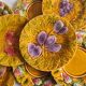 10 Sarreguemines fruit slushie dessert plates