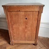 Buffet en Noyer massif et placage de noyer 2 portes 1 tiroir d'époque XIX ème.