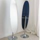Space age standing mirror