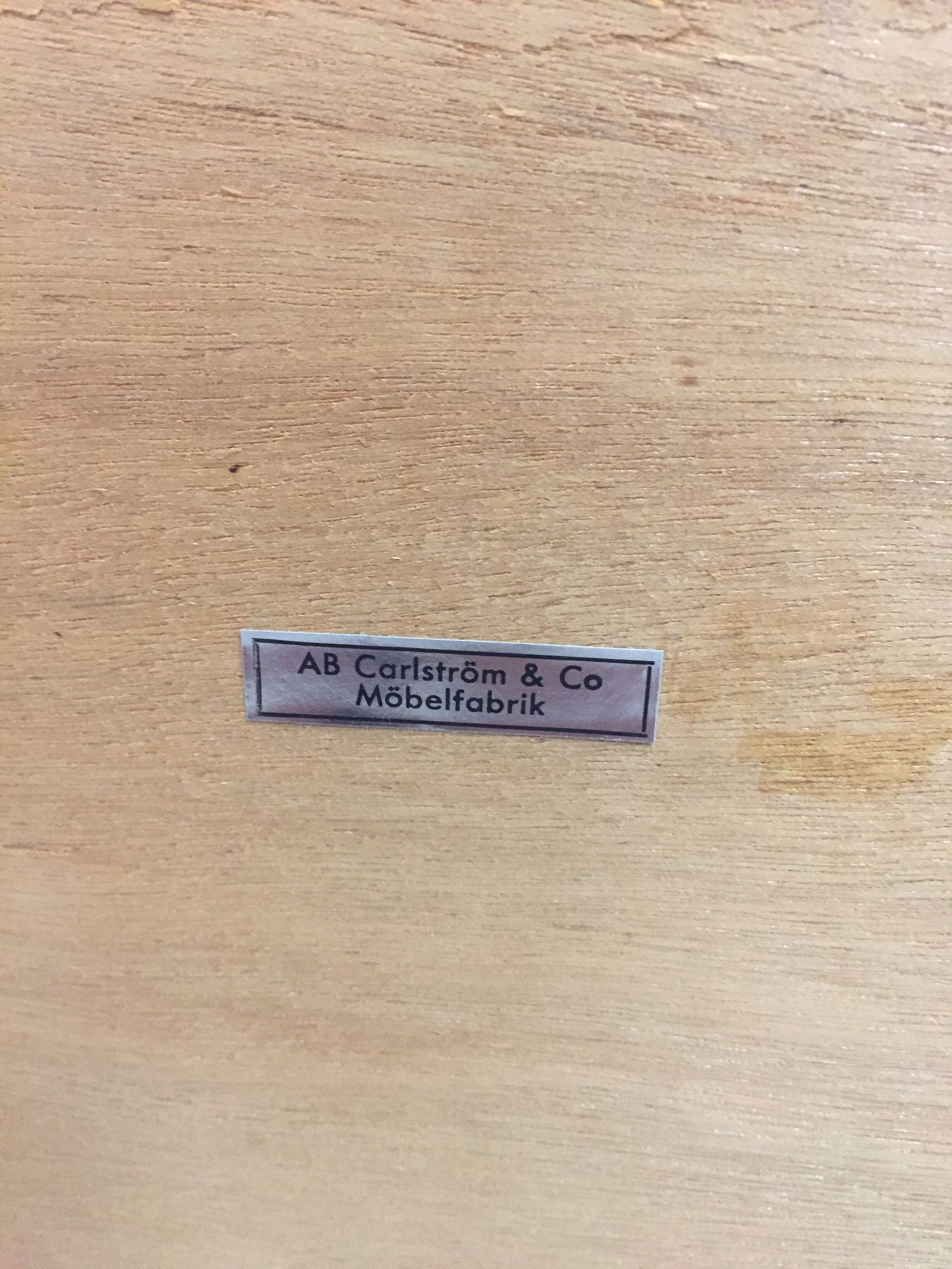 Bedside "AB Carlström & Co Møbelfabrik", 1960