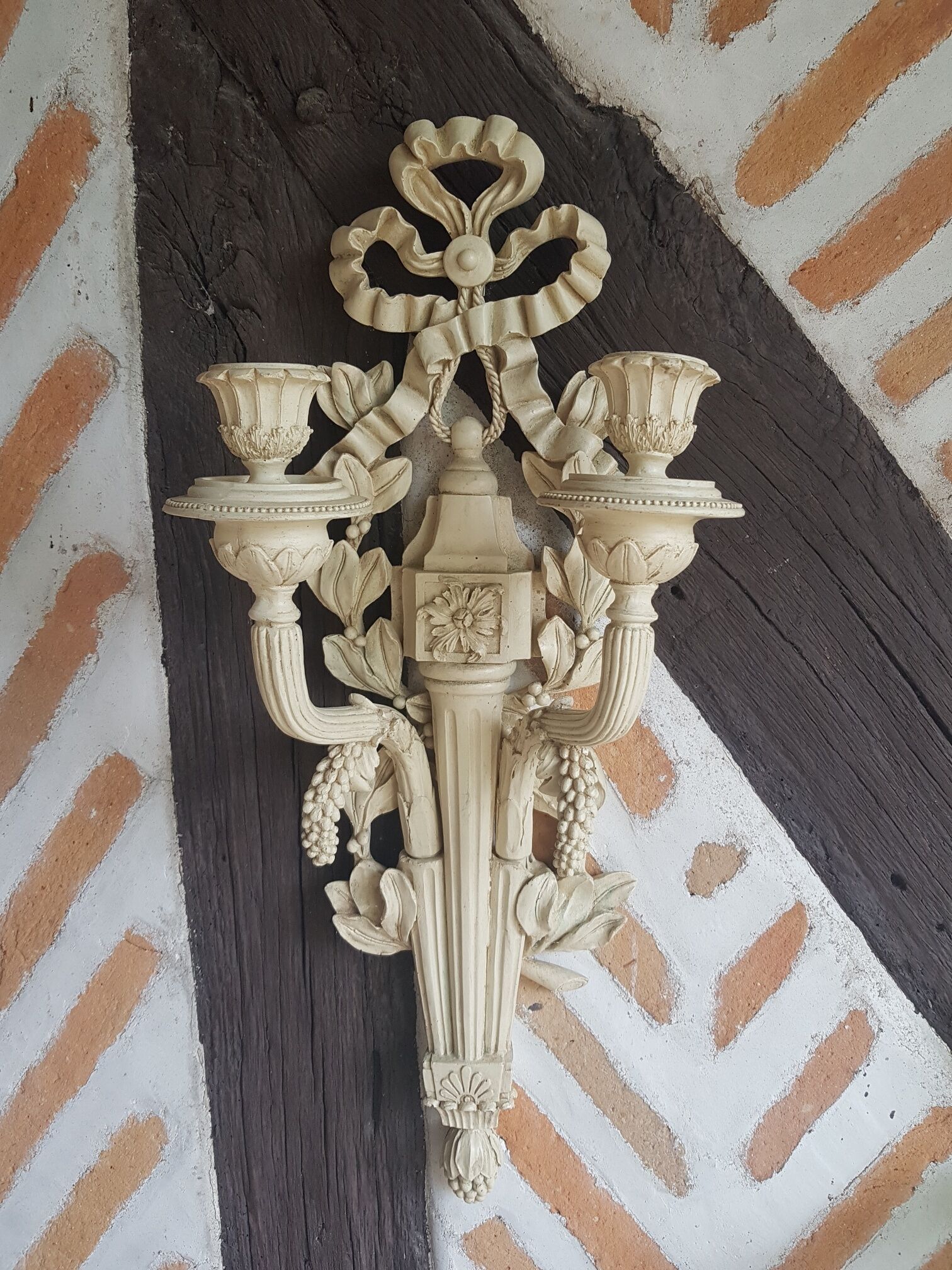 Louis XVI style wall candlestick