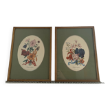 Vintage botanical boards