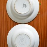 Lot of 2 plates Digoin and Sarreguemines