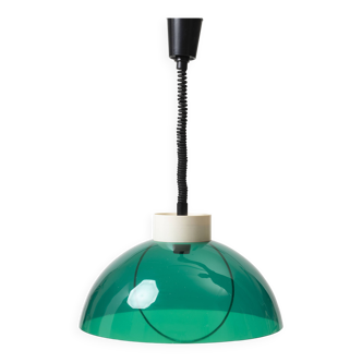 Space age pendant lamp by Polam, Poland, 1970s