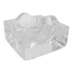 Sculptural ashtray in clear glass, Puzzle model, design Bertil Vallien, B