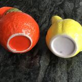 2 lemonade pitchers in slushie: mandarin and lemon