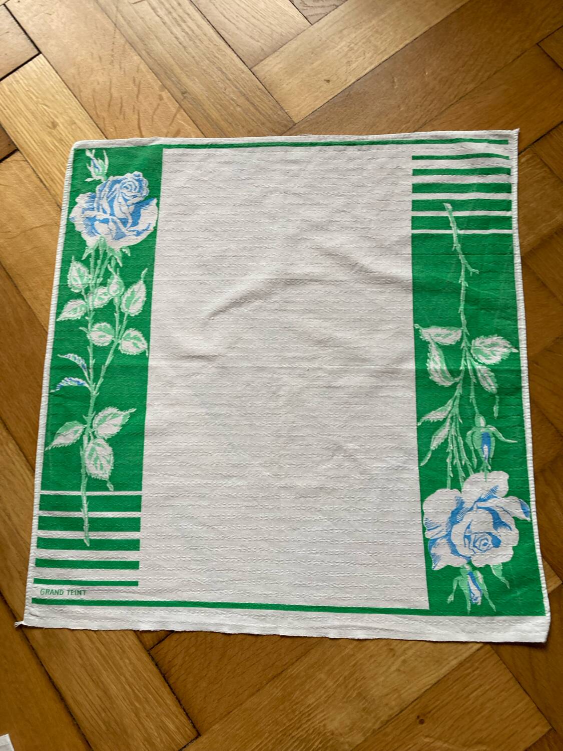 Vintage pink and blue napkins