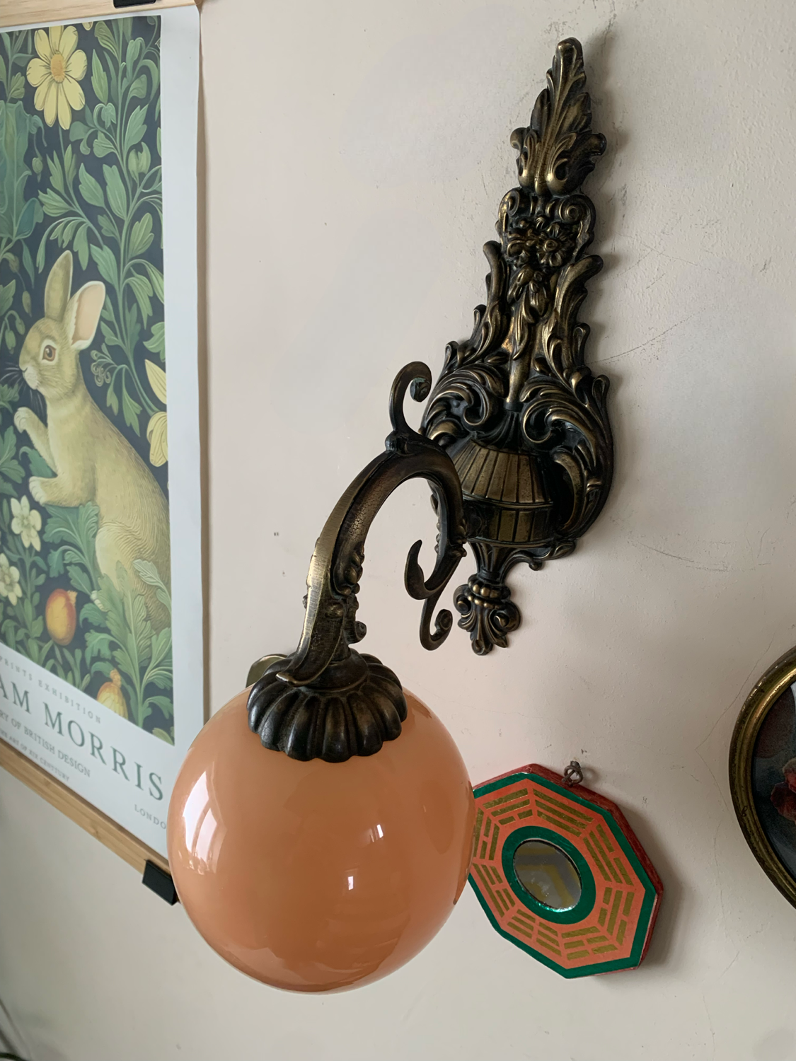 Pair of antique wall sconces