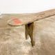 Antique elm wooden bench