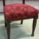 Pair of English Art Nouveau chairs in oak