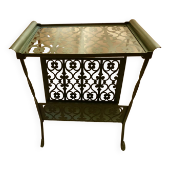 Magazine rack side table, 1950s