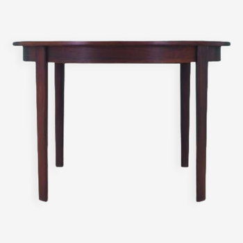 Round rosewood table, Danish design, 1960s, production: Denmark