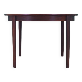 Round rosewood table, Danish design, 1960s, production: Denmark