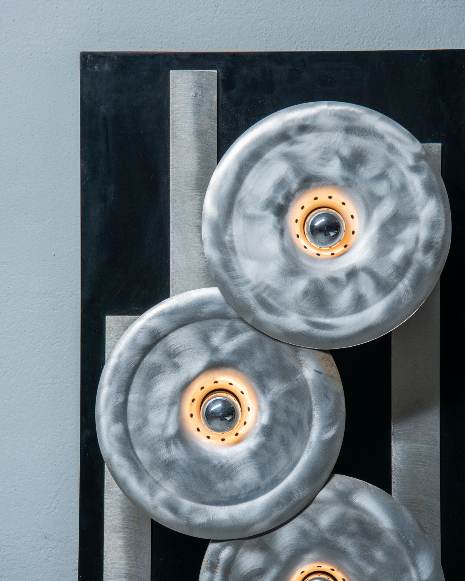 Sculptural wall lamp, Otello Ciullini - EF Viareggio, Italian, 1970s