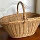 Panier en osier vintage