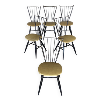 Set of six chairs 50s