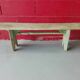 Original green patina bench