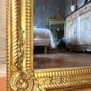Miroir ancien doré époque début XIXème