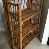 Vintage bamboo shelf 80cm