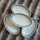 4 antique dishes in ironstone from Badonviller