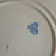 Plate from the Gien factory in iron earth