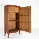 Antique wooden cabinet with inlay and bronze decorations, France ca. 1860