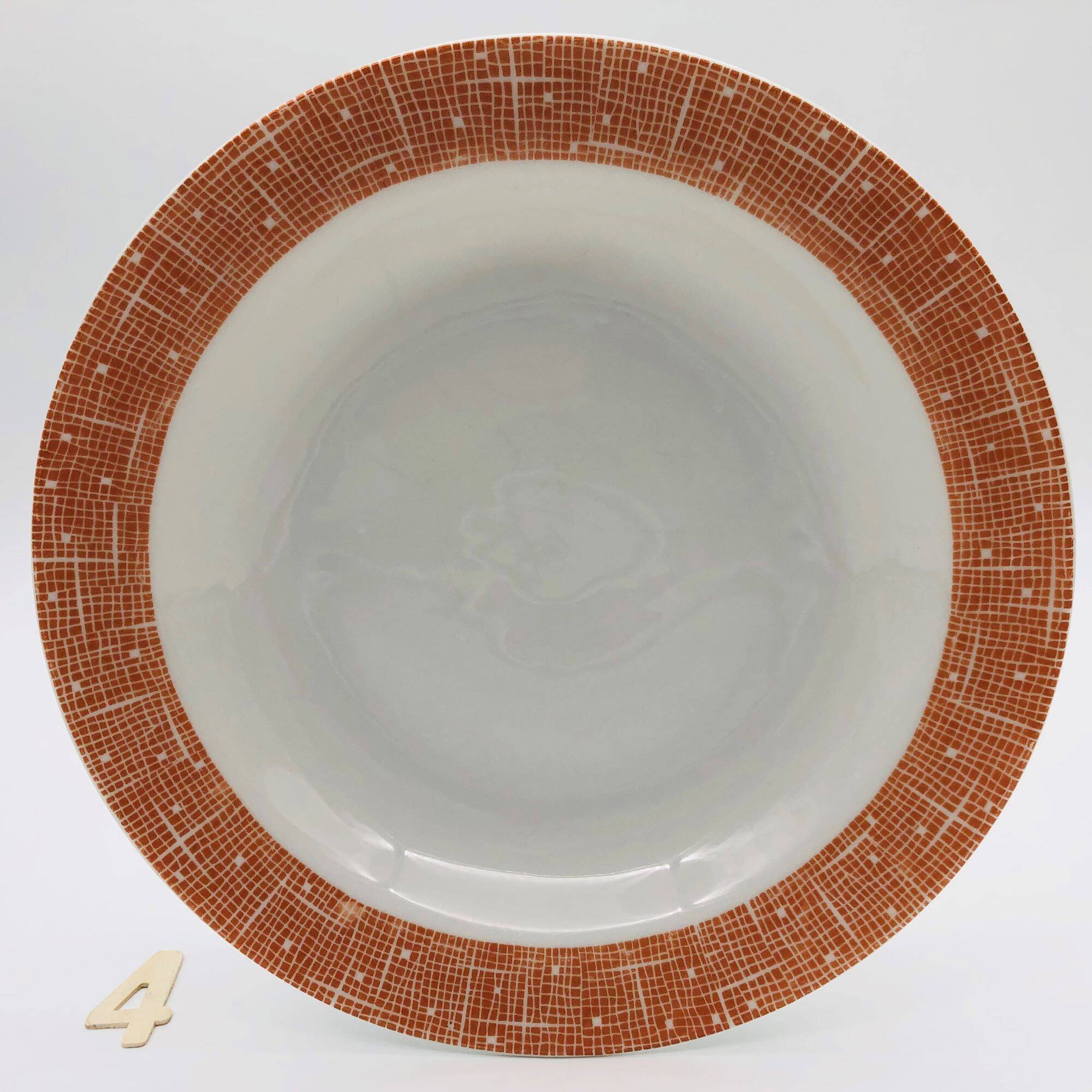 6 Porcelain Deep Plates “Winterling, Roslau - Bavaria”