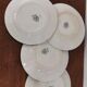 Set of 4 flat plates Terre de Fer Moulin des loups and WILBUR hamages