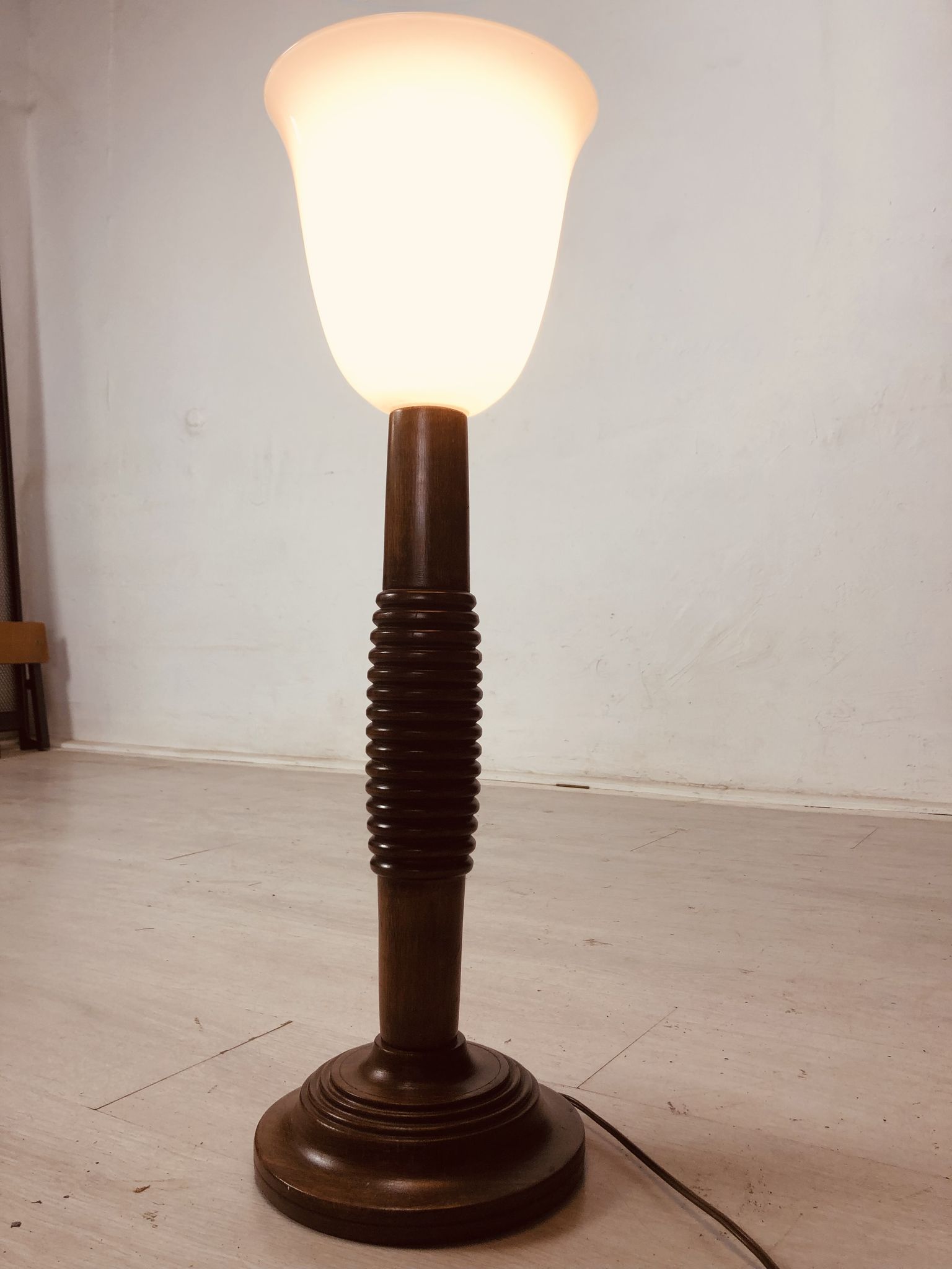 Lampe art déco brutaliste