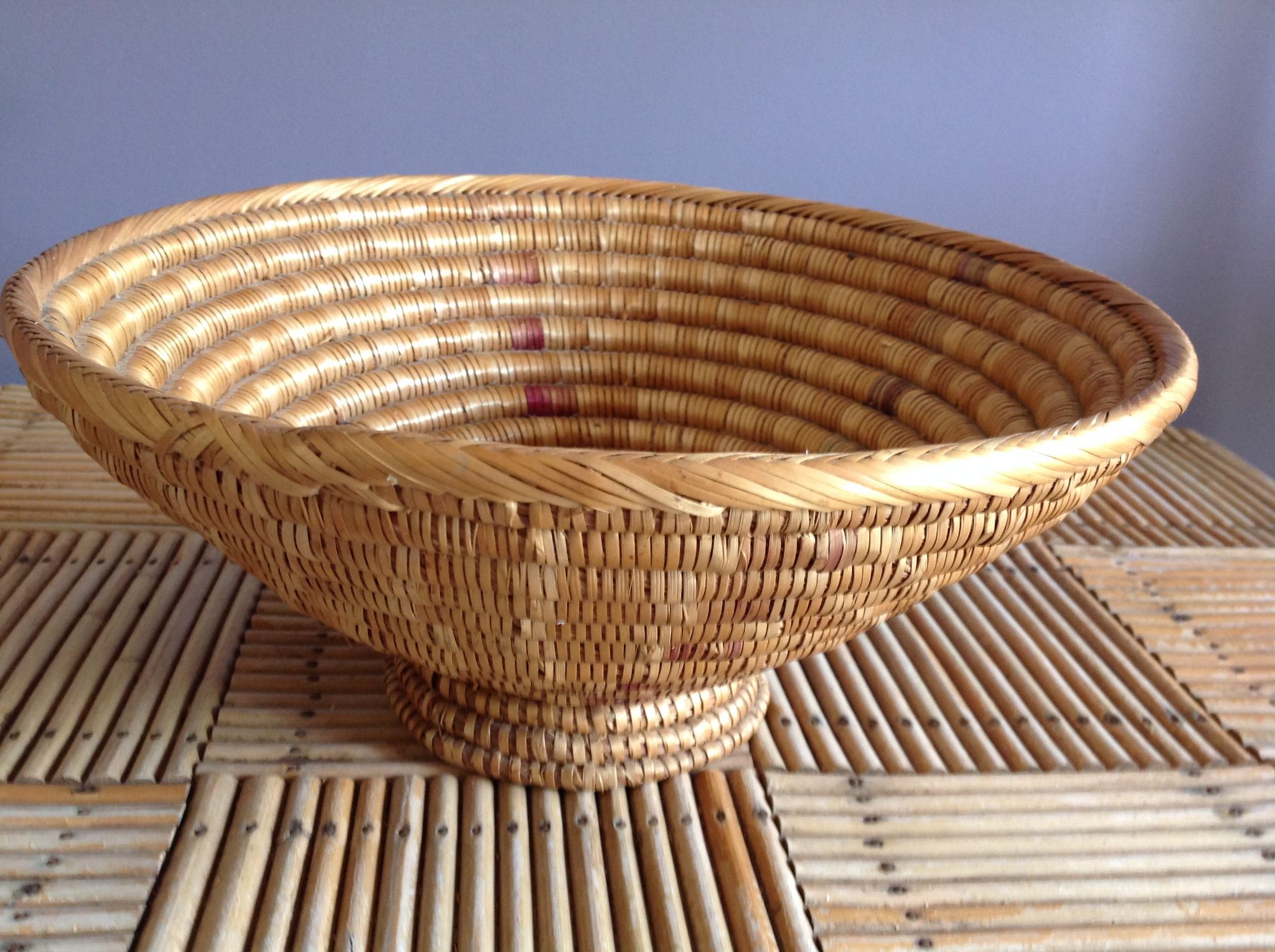 Corbeille en paille