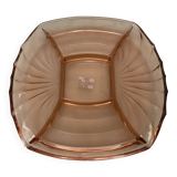 Art deco compartmentalized dish