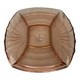 Art deco compartmentalized dish