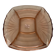 Art deco compartmentalized dish