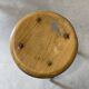 Vintage industrial stool in wood and metal