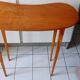 Scandinavian compass leg bean table