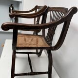 Pair of Dagobert armchair and its canework