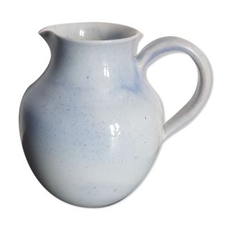 Pot à lait en céramique lilas et blanc