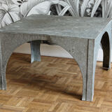 Sheet metal coffee table