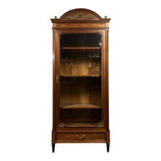 Louis XVI Parisian library in precious wood and gilded bronze