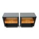 Art Deco bedside tables, 1930s, set of 2