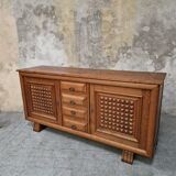 Buffet français brutaliste Art Déco