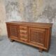 French Brutalist Art Deco Sideboard