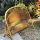 Vintage seventies rattan children's basket.