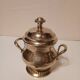 Tea and coffee service 4 pieces brass