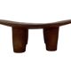 Vintage African hand-carved wooden Senufo stool bench design