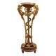 Antique gilded bronze and porcelain tripod, France, 19th century