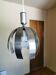 Brushed stainless steel vintage pendant light