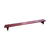 Banc bas repose pieds en bois patiné